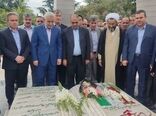 ادای احترام وزیر جهاد کشاورزی به شهدای استان گیلان