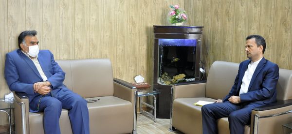 دیدار رییس سازمان جهاد کشاورزی و رییس نمایندگی وزارت امور خارجه در خراسان جنوبی