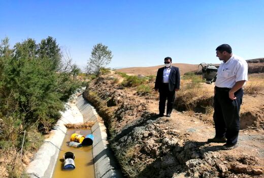 بازدید مدیر جهاد کشاورزی شهرستان شیروان از طرح‌های اجرایی بخش فنی و زیربنایی 