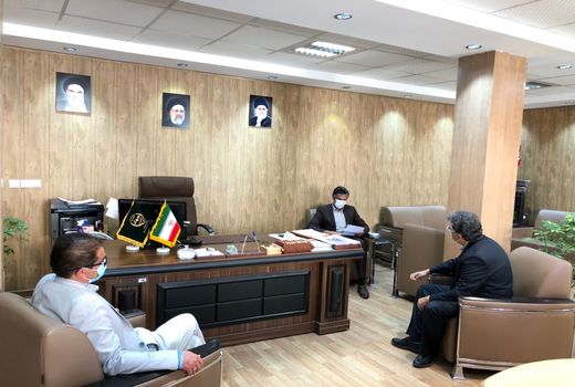 دیدار با مدیرعامل شرکت سایه بهشت طبیعت با رییس سازمان