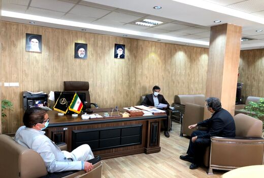 دیدار با مدیرعامل شرکت سایه بهشت طبیعت با رییس سازمان