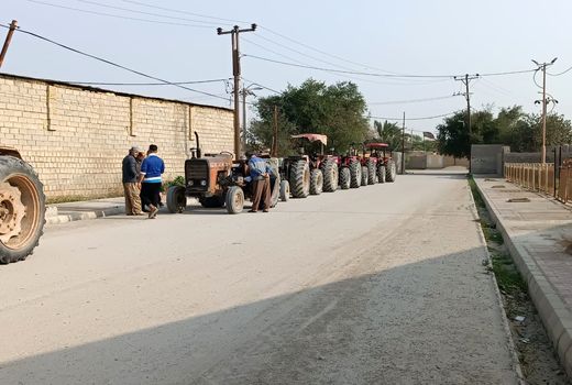 بازدید از تراکتورهای فعال در بخش کشاورزی جهت تعیین سهمیه سوخت