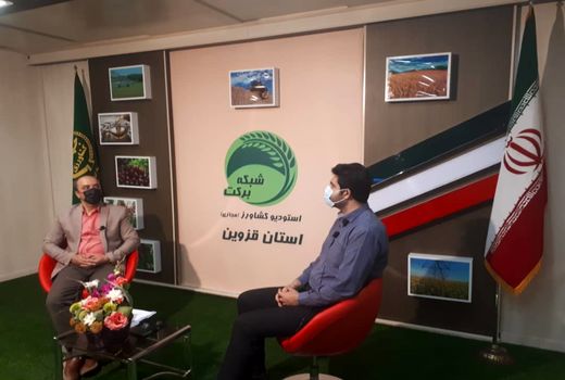 پخش پانزدهمین برنامه استودیو کشاورز استان قزوین