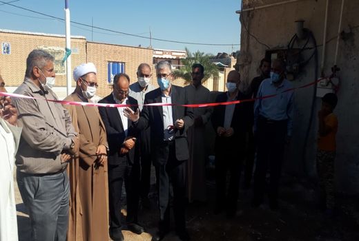 گلنگ‌زنی و افتتاح پروژه ساخت 5 واحد مسکونی در خوزستان