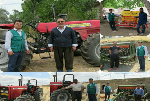 اجرای عملیات راستی آزمایی و پایش تراکتورها در سطح شهرستان کلیبر