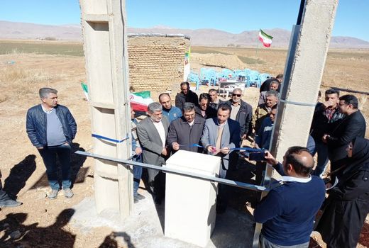 افتتاح یک طرح آبیاری تحت فشار در اقلید