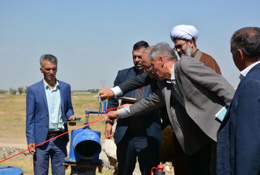 بهره‌برداری از طرح بزرگ انتقال و آبیاری تحت‌فشار در دشت خسروشاه تبریز