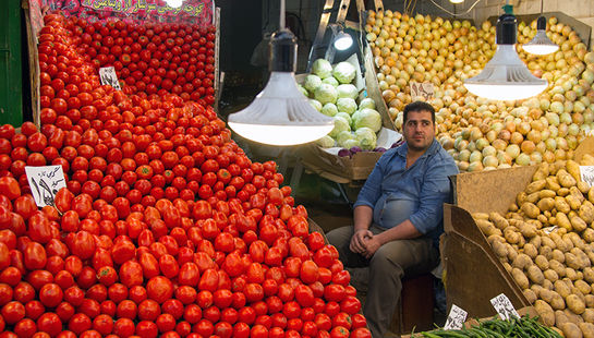 گالری عکس: بازار میوه و تره‌بار
