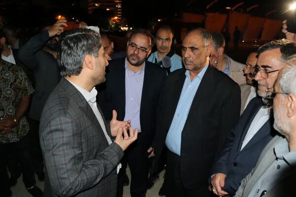 بازدید وزیر جهاد کشاورزی از اسکله شیلاتی در شهرستان بابلسر