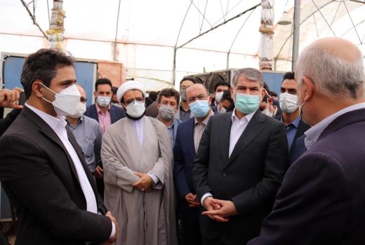 بازدید وزیر جهاد کشاورزی از مجتمع گلخانه‌ای 60 هکتاری درجزین