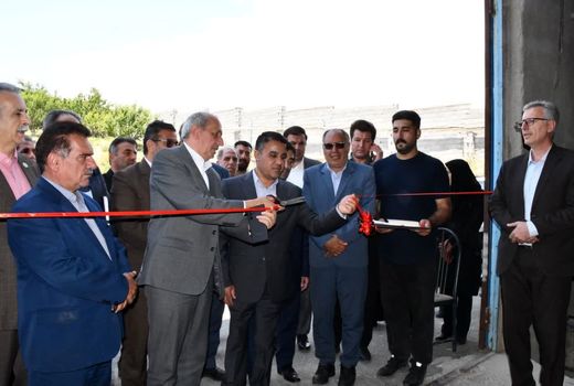 افتتاح فاز دوم کارخانه خوراک دام و طیور اریس شهرستان اهر
