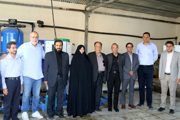 افتتاح طرح 74 هکتاری آبیاری تحت فشار در شهرستان زرند