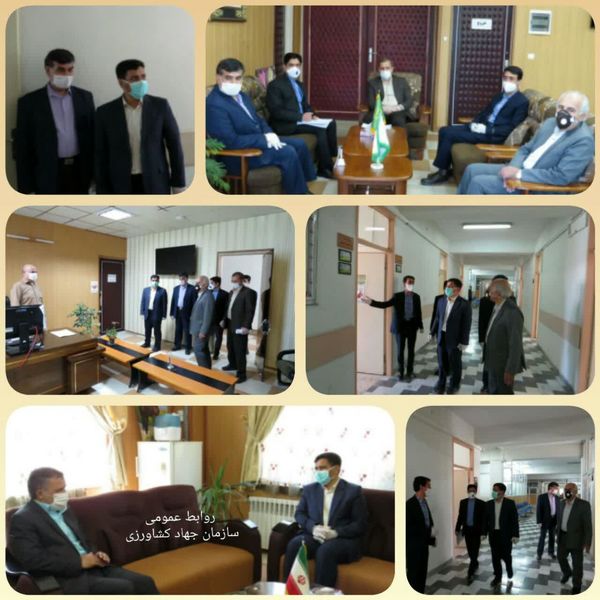 بازدید سرزده مدیر کل بازرسی استانداری خراسان شمالی از سازمان جهاد کشاورزی 