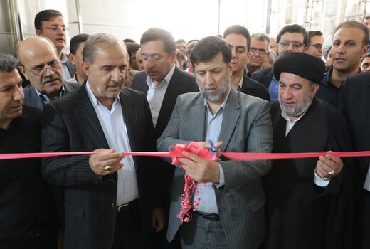 افتتاح سایت بسته‌بندی بازار داخلی کارخانه گلاب داراب