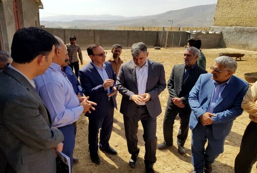 بازدید  وزیر جهاد کشاورزی از دامداری پرورش گوسفند پرواری و داشتی منطقه قارلق شهر حصار گرمخان