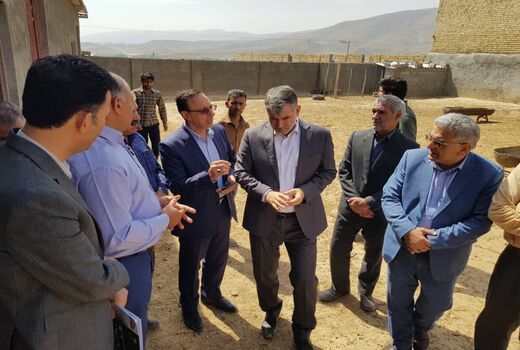 بازدید  وزیر جهاد کشاورزی از دامداری پرورش گوسفند پرواری و داشتی منطقه قارلق شهر حصار گرمخان