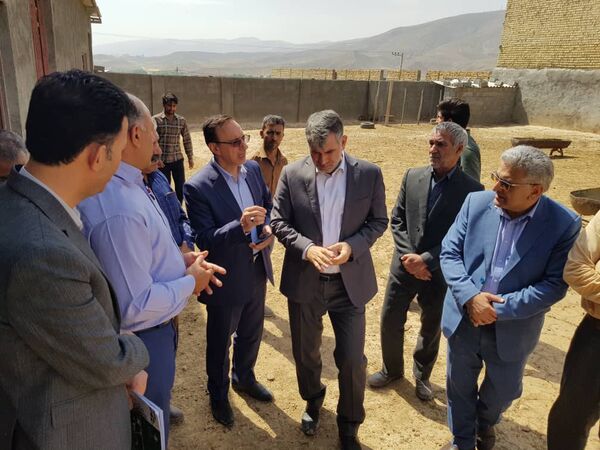 بازدید  وزیر جهاد کشاورزی از دامداری پرورش گوسفند پرواری و داشتی منطقه قارلق شهر حصار گرمخان