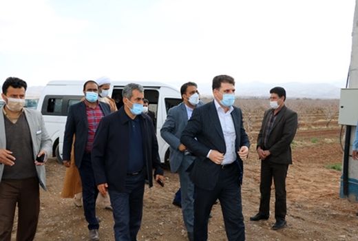 طرح آبیاری تحت فشار در سطح ۶۰ هکتار در منطقه چترود شهرستان کرمان افتتاح شد