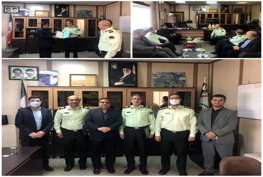 تقدیر رئیس سازمان جهاد کشاورزی استان تهران از معاونین فرماندهی نیروی انتطامی تهران بزرگ
