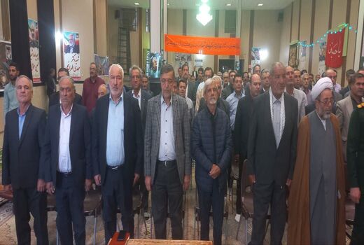 برگزاری یادواره شهدای سنگرسازان بی سنگر و ایثارگران شهرستان ملکان