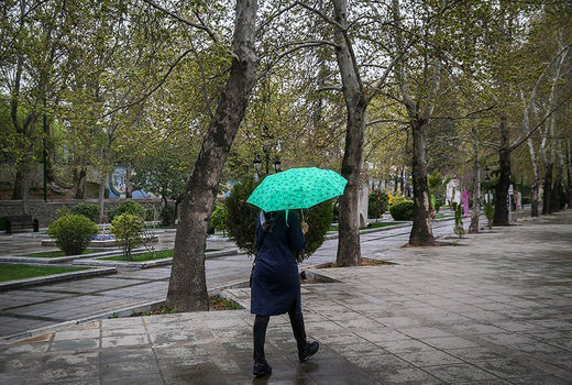 احتمال رگبار پراکنده در شمال تهران