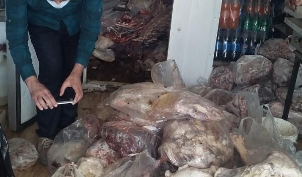 شناسایی و کشف عرضه گوشت و مرغ فاسد در پارکینگ عمومی