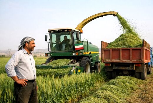 برداشت قصیل جو راهکاری برای علوفه باکیفیت، آب کمتر و درآمد بیشتر