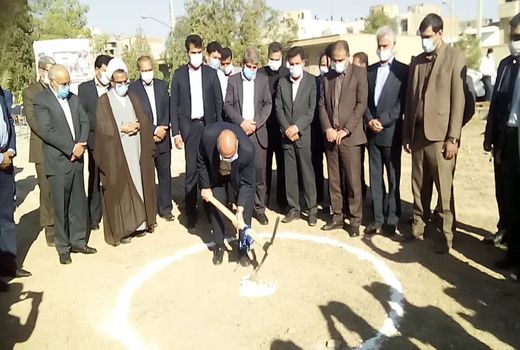 عملیات اجرائی ساخت مجتمع اداری ساختمان جهاد کشاورزی استان کرمان آغاز شد.