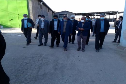 سفر معاون اقتصادی استاندار، رییس سازمان جهاد کشاورزی و رییس سازمان صمت به شهرستان اسفراین و بازدید از طرحها‌ و پروژه های بخش کشاورزی و دامپروری