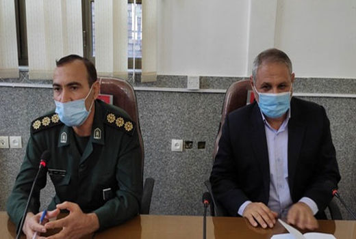  برگزاری مانورخودحفافظتی در مدیریت جهادکشاورزی شهرستان  مرند به مناسبت هفته پدافند غیرعامل