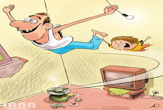 در حاشیه اظهارات عجیب یک کارشناس تلویزیونی درباره تعریف گردشگری در خانه-کارتون مهدی عزیزی