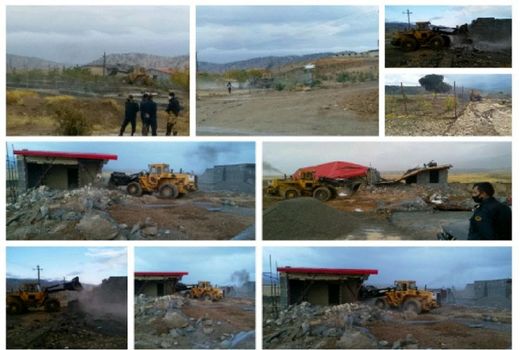 رفع تصرف ۶ هکتار از مزارع کشاورزی و باغات شهرستان ایلام