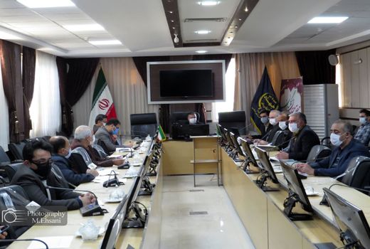 جلسه شورای هیئت هفت نفره واگذاری زمین در سازمان جهاد کشاورزی خراسان شمالی برگزار شد