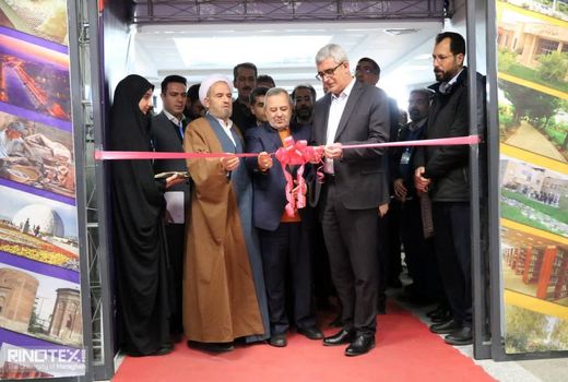 گشایش دوازدهمین نمایشگاه تخصصی کشاورزی و صنایع غذایی ربع رشیدی در مراغه