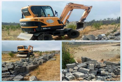 تخریب ساخت و ساز غیرمجاز در شیراز 